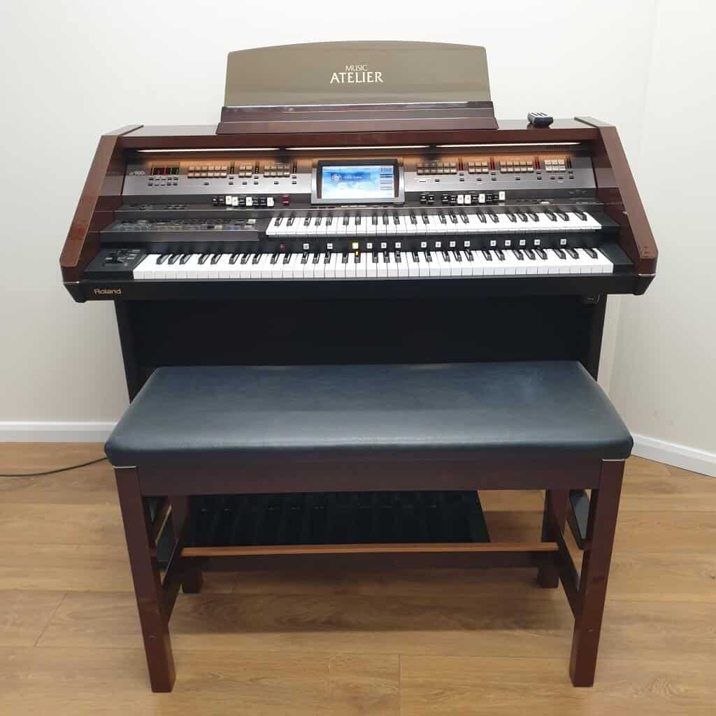 Used Roland Atelier AT900C Organ with PK-7A Pedalboard (Stock ID: #9387)