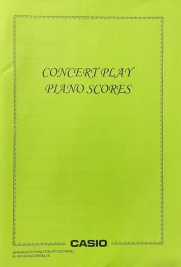 Concert Play Piano Scores