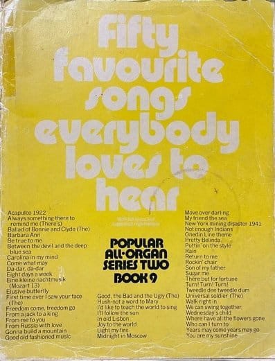 Fifty Favourite Songs Everybody Loves To Hear Series 2 Book 9