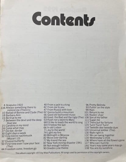 Fifty Favourite Songs Everybody Loves To Hear Series 2 Book 9