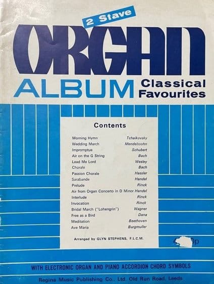2 Stave Organ Album - Classic Favourites