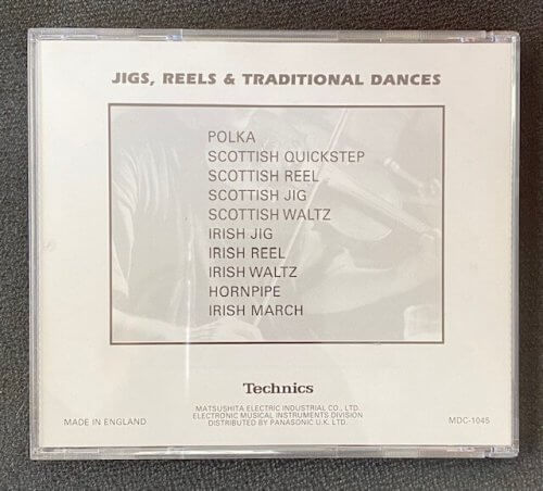 Jigs, Reels & Trad Dances for Technics KN3000/1500, PR500/700/900