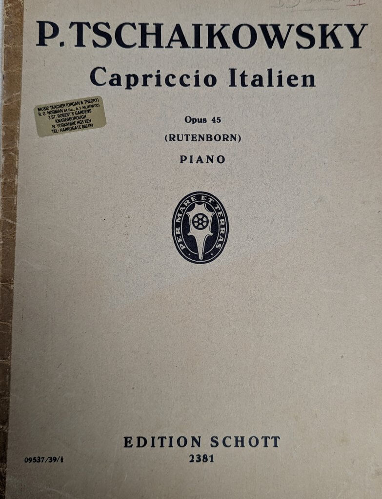 P Tschaikowsky - Capriccio Italien
