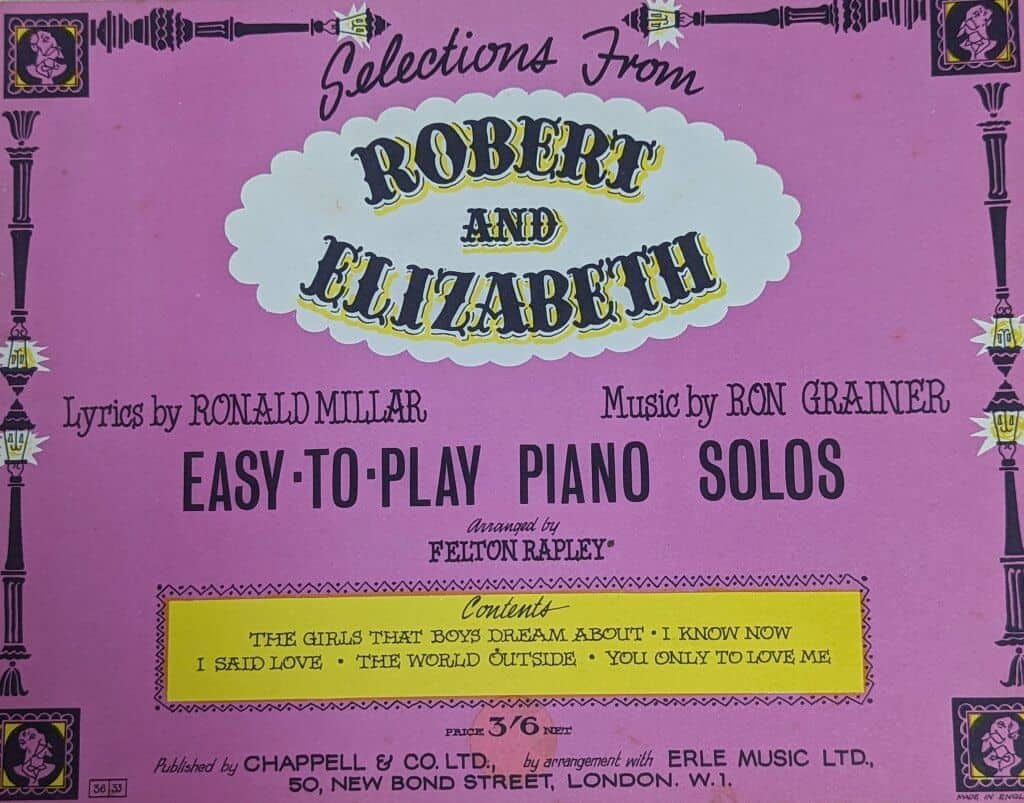 Selection from Robert and Elizabeth