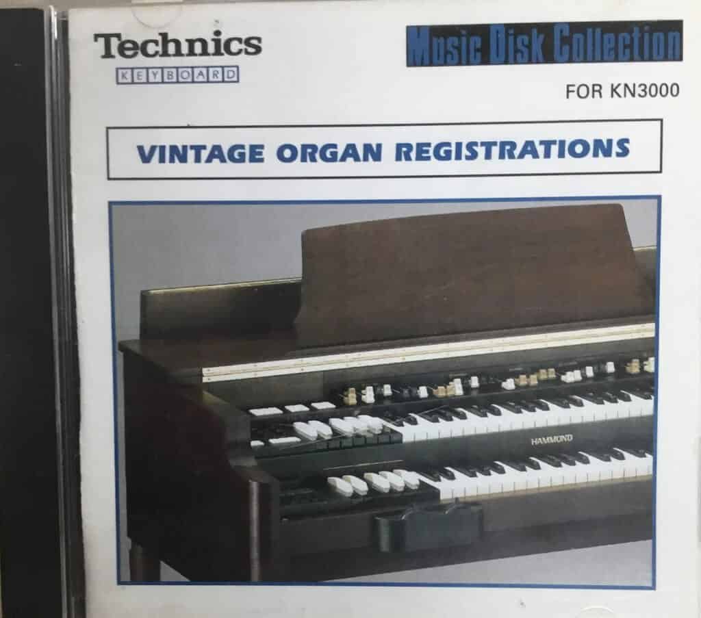 Vintage organ registrations