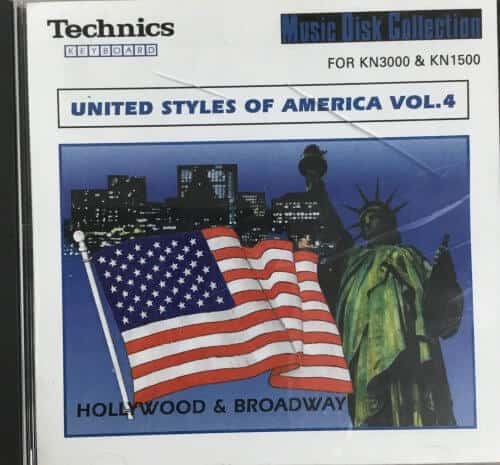 United Styles of America Vol. 4 - for KN2000, KN1200, AC1200, GA/FA series, PR303/5/7