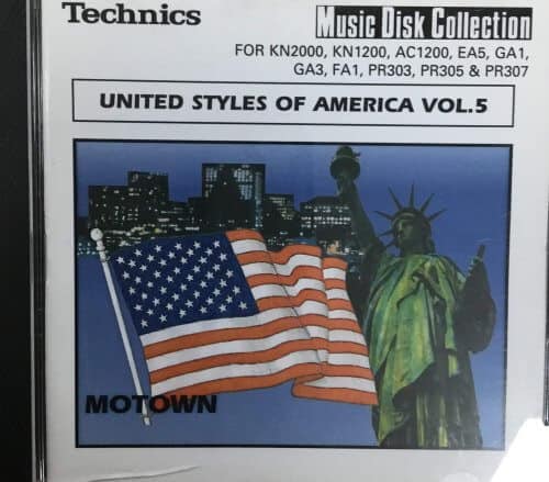 United Styles of America Vol. 5 - For KN2000, KN1200, AC1200, EA5, GA1, GA3, FA1, PR303, PR305 and PR307