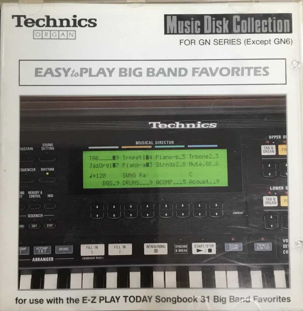 Easy to Play Big Band Favourites for GN Series except GN6 2 disks