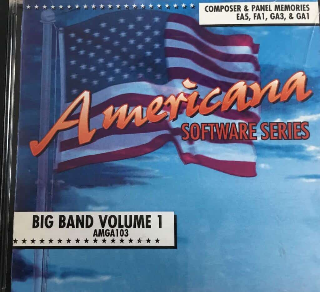 Americana Big Band Volume 1 for EA5, FA1, GA3 and GA1