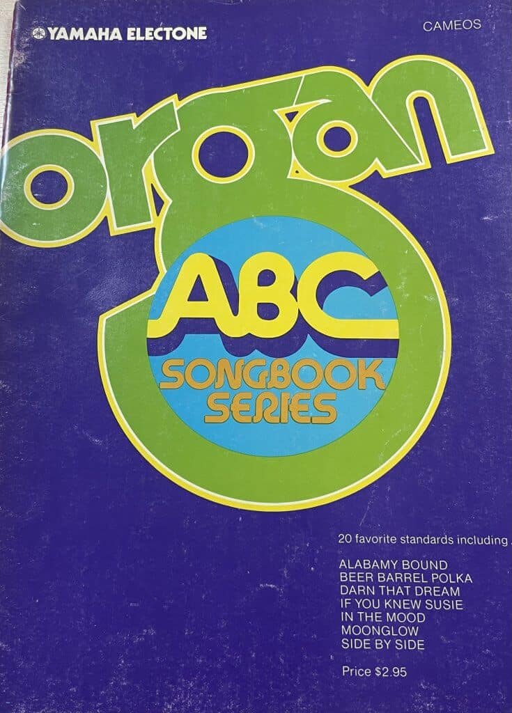 Yamaha Organ ABC Song Book Series Cameos Book