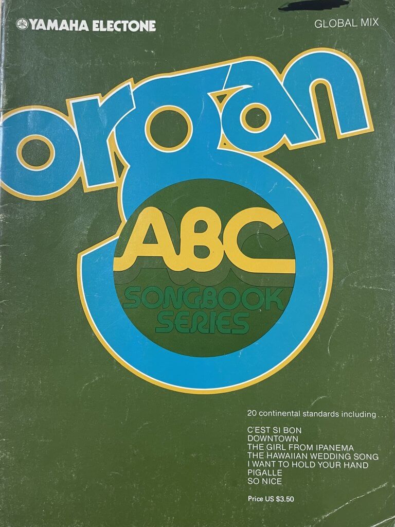 Yamaha Organ ABC Song Book Series Global Mix Book