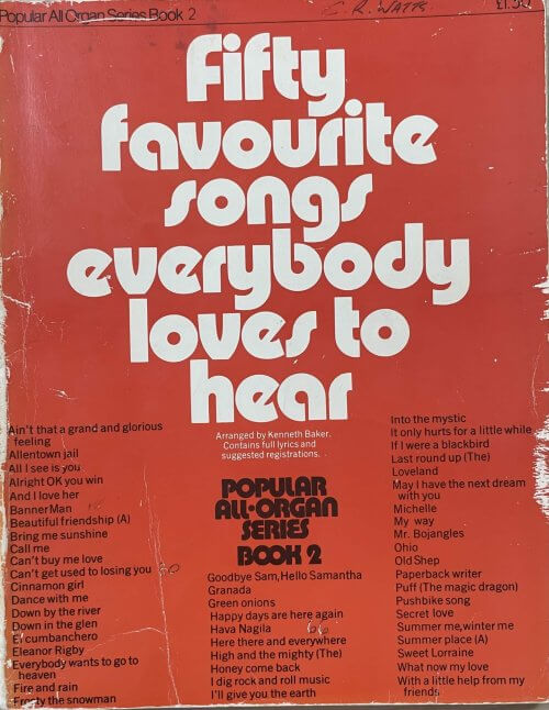 Fifty Favourite Songs Everyone Loves To Hear Book 2