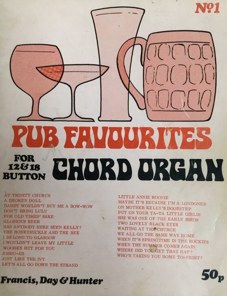 Pub Favourites chord organ no.1