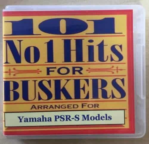 101 No. 1 Hits for Buskers - Yamaha PSR-S Models - (USB ONLY) Strawberry Music Pre Owned