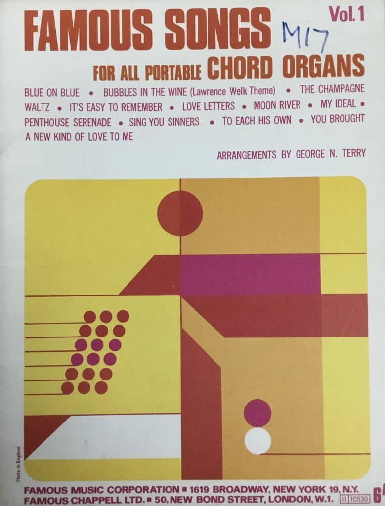 Famous Songs for ALL Portable Chord Organs Vol. 1