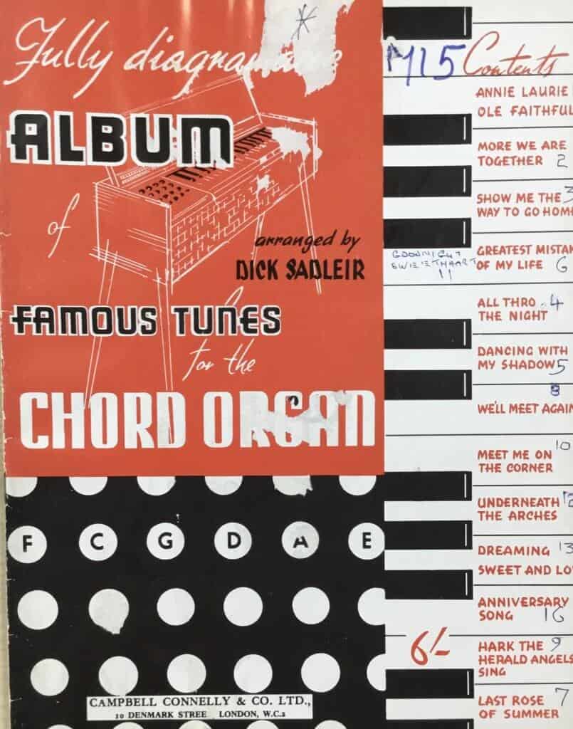 Famous Tunes For The Chord Organ