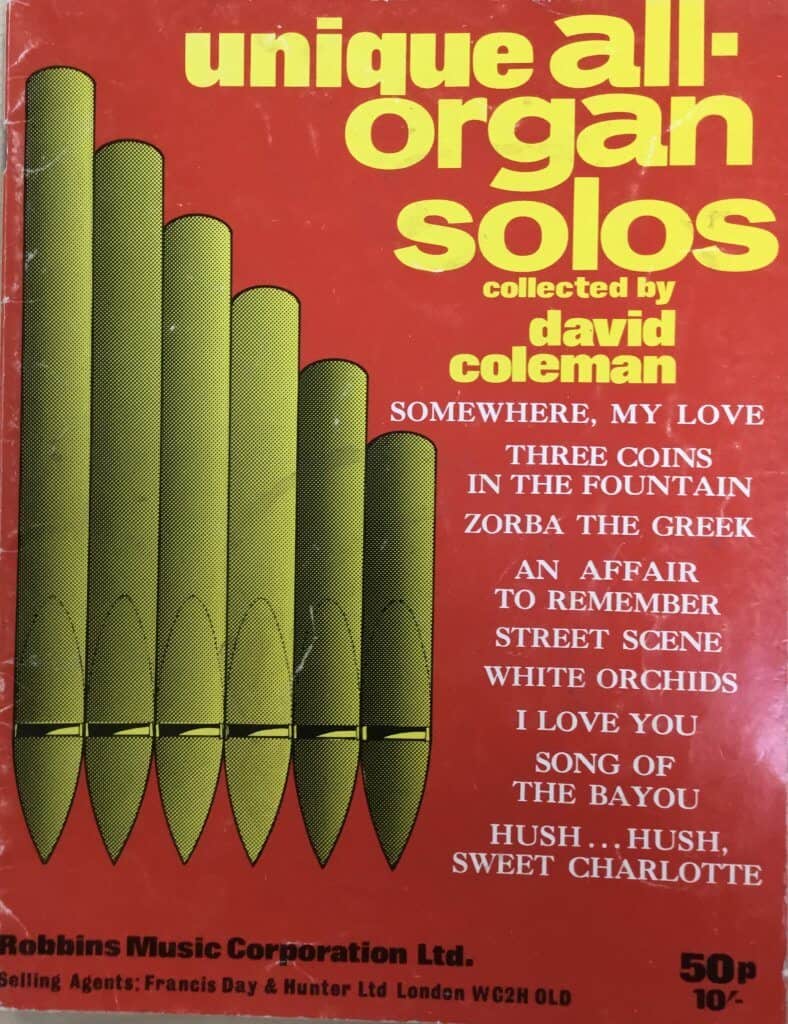 Unique All-Organ Solos Collected by David Coleman