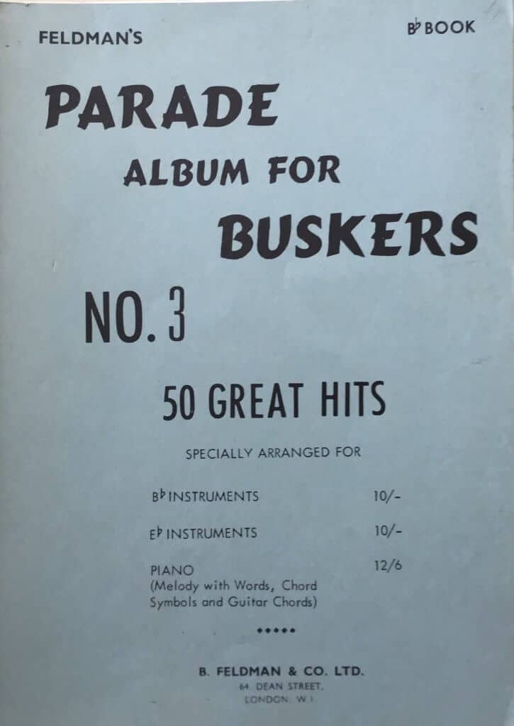 Feldman's Parade Album for Buskers No. 3 50 Greatest Hits Bb Book