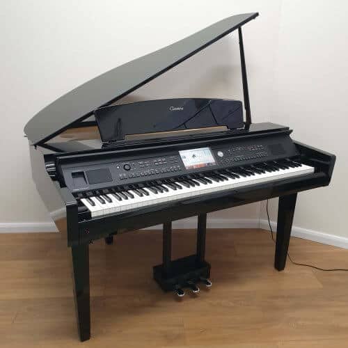 Used Yamaha CVP709GP Grand Piano In Polished Ebony (Stock ID: #9226)