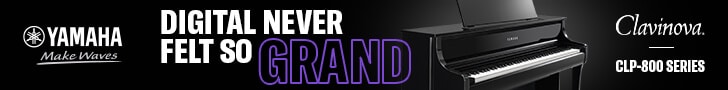 Yamaha CLP-800 series web banner
