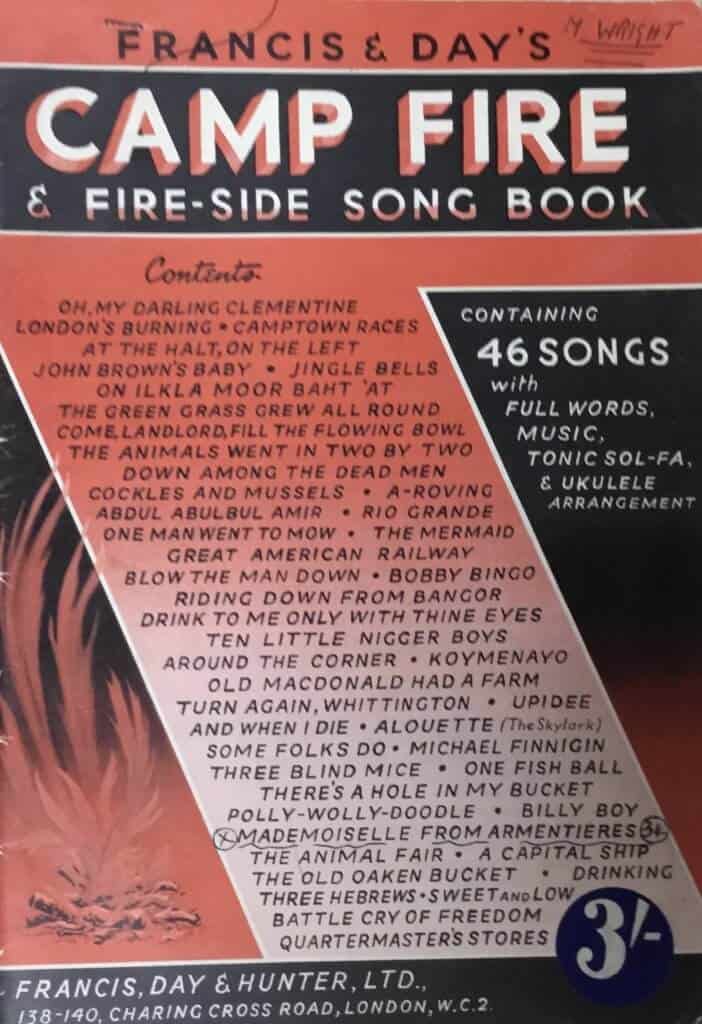 Camp Fire & Fire-side Song Book