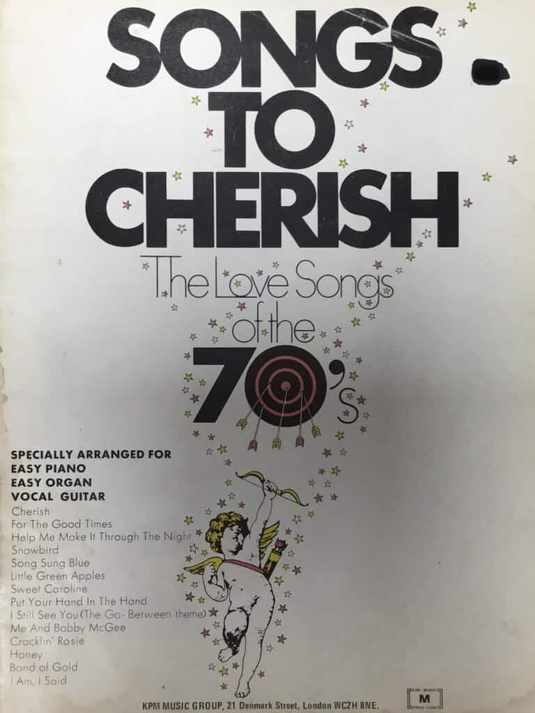 Songs To Cherish: Love Songs Of The 70s Book
