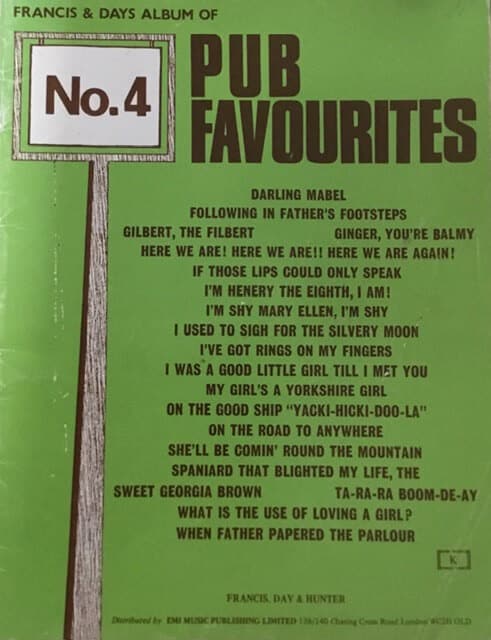 Francis & Days Album of Pub Favourites No.4