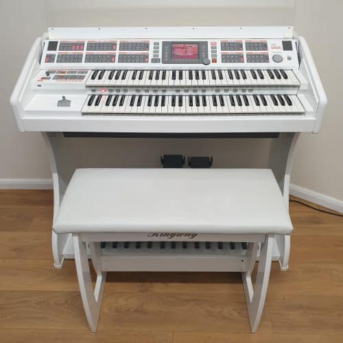 Used Orla Ringway RS1000e Organ In White (Stock ID: #7043)