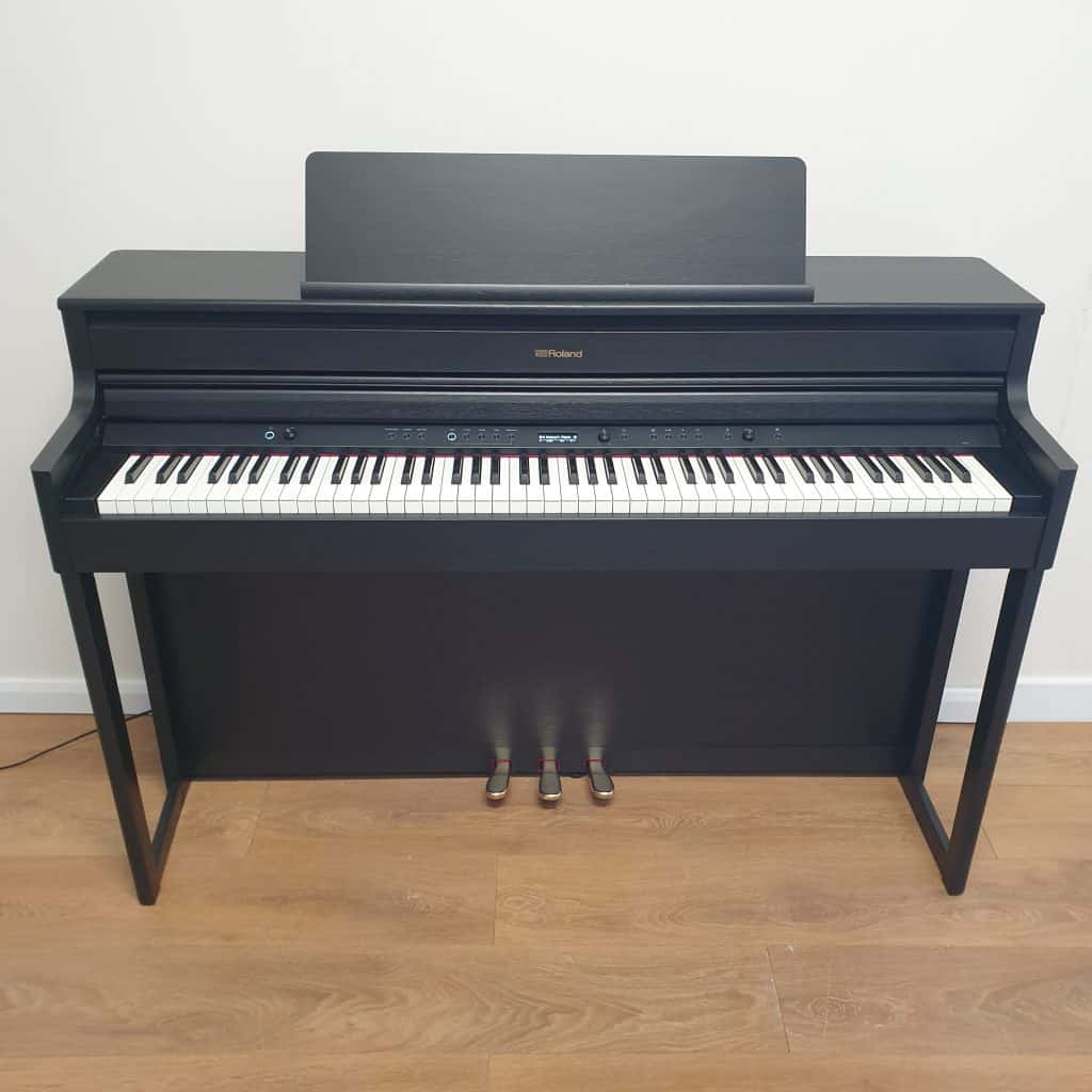 Used Roland HP704 CH In Charcoal Black (Stock ID: #10605)