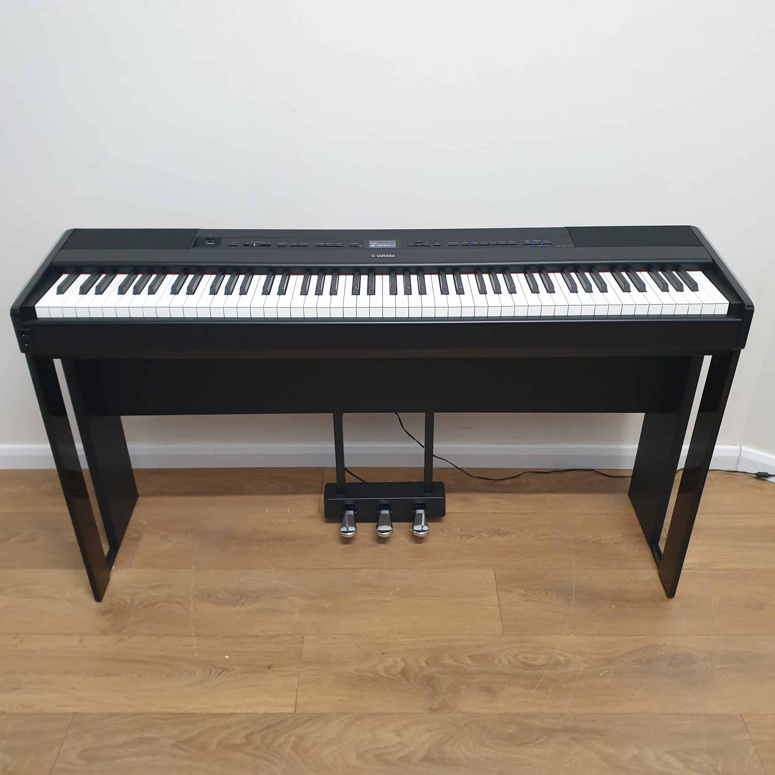 Used Yamaha P515 With L515 Stand and LP1 Pedals In Black (Stock ID: #10046)