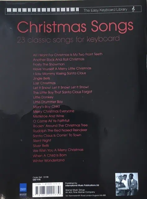 The Easy Keyboard Library - Christmas Songs for Keyboard