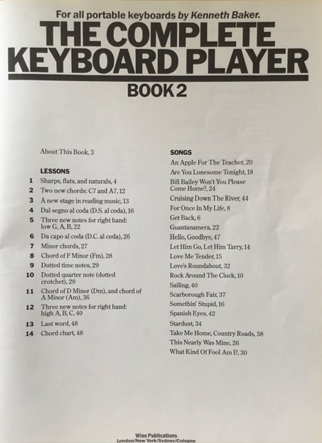 The Complete Keyboard Player - Book 2