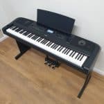 Used Yamaha DGX670 With Stand & Pedals In Black (Stock ID: #10440)