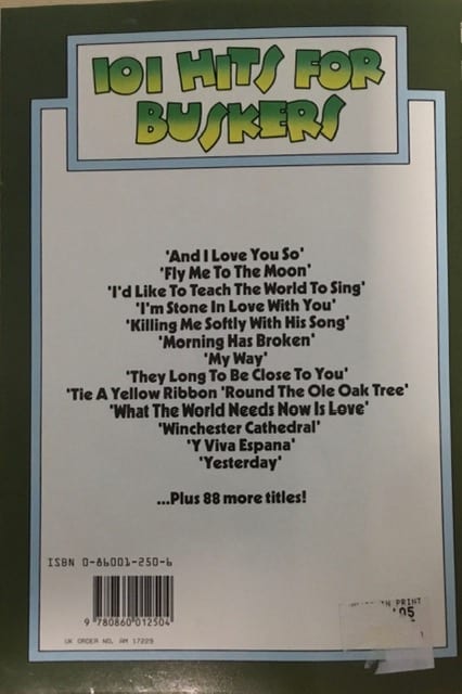 101 Hits for Buskers Book 1