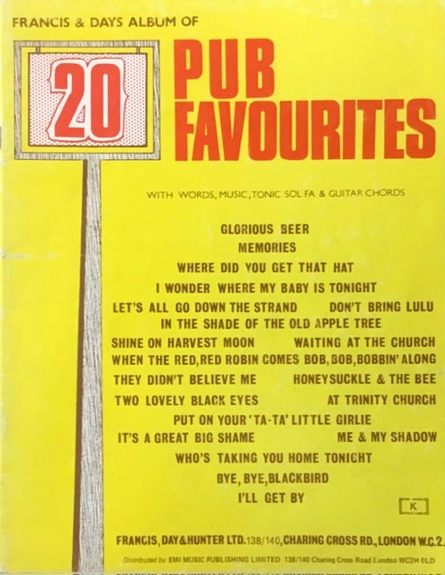 Francis & Days Album of 20 Pub Favourites
