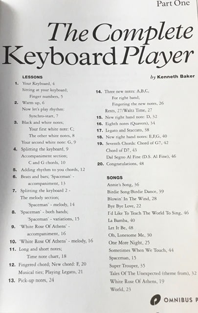 The Complete Keyboard Player
