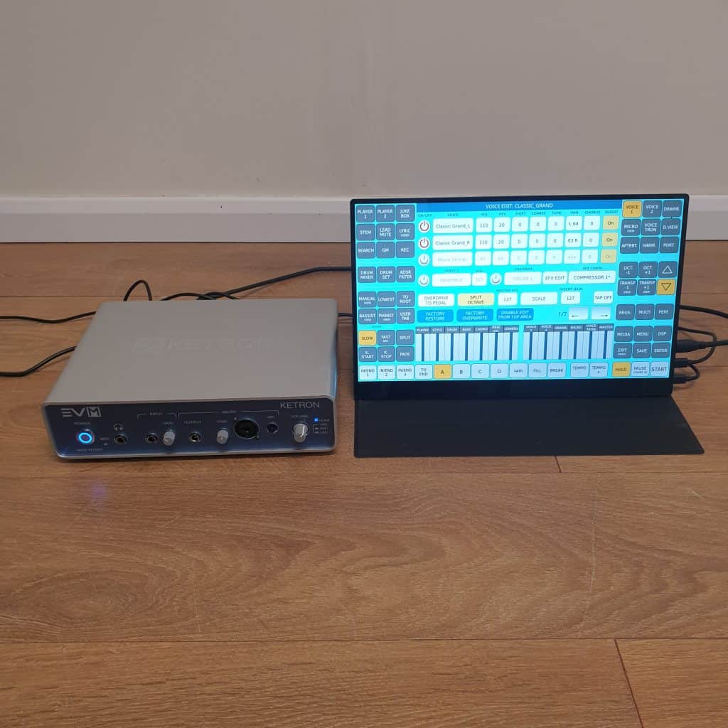 Used Ketron EVM Module & Ketron 15.6 touch screen monitor (Stock ID: #10642)