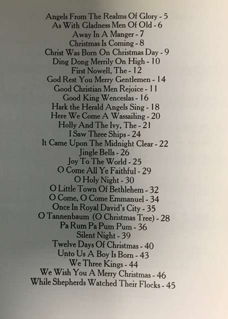 The Family & Friends Book of Christmas Carols