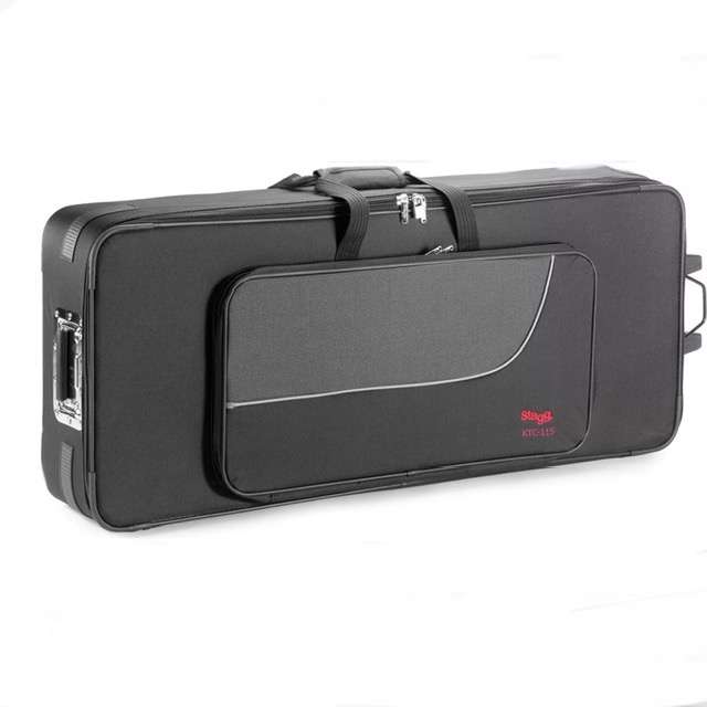 Stagg KTC-115 Keyboard Case with Wheels - fits up to 111 x 49 x 18 cm