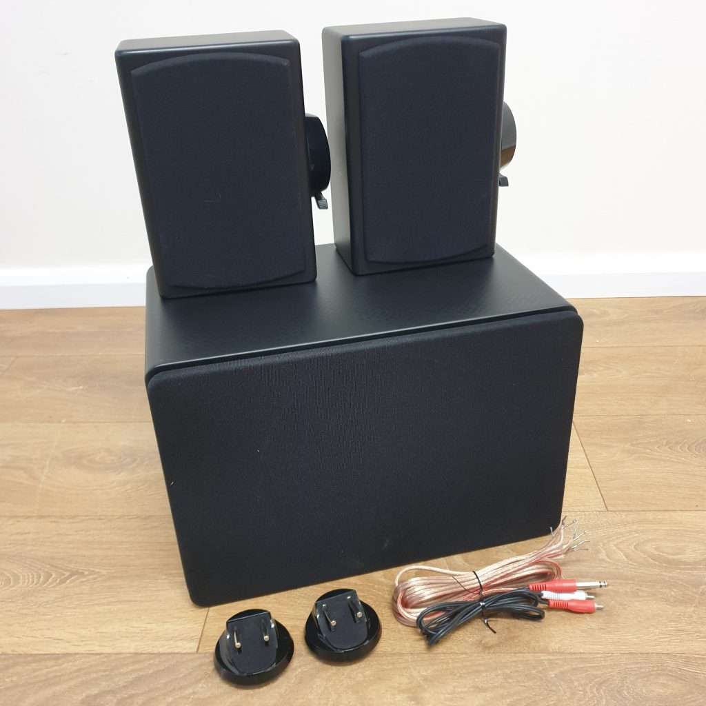 Used TRX Speakers Luxury 2.1 Sub and 2 Tweeters Black (Stock ID: #10446)