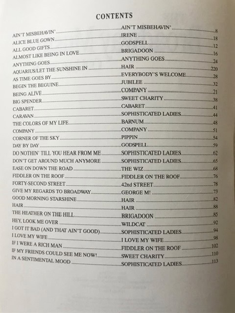 The Broadway Music Collection - Piano/Vocal/Chords