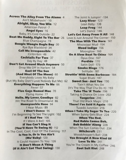 The Big Book of Swing!  Piano/Vocal/Guitar