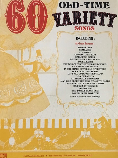 60 Old-Time Variety Songs - Piano/Vocal