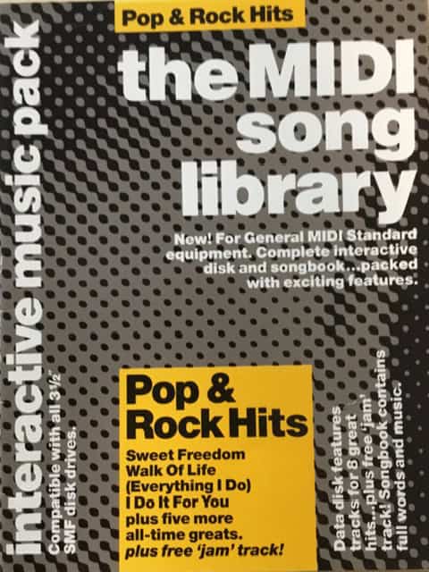 Pop & Rock Hits - The Midi Song Library (no disc)