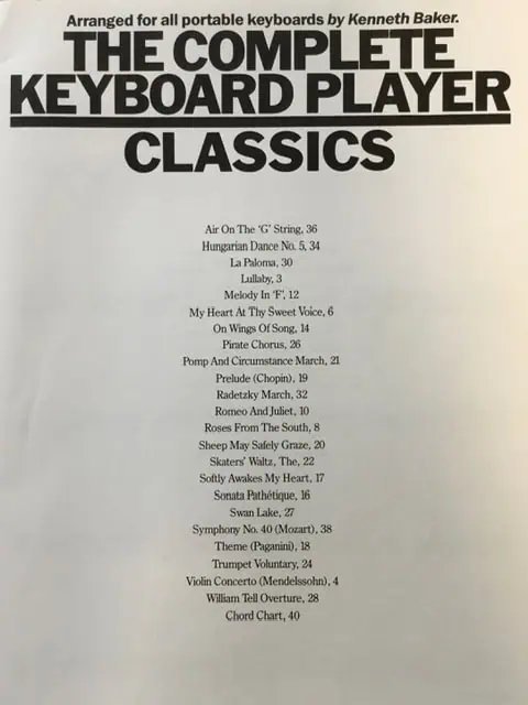 The Complete Keyboard Player - Classics