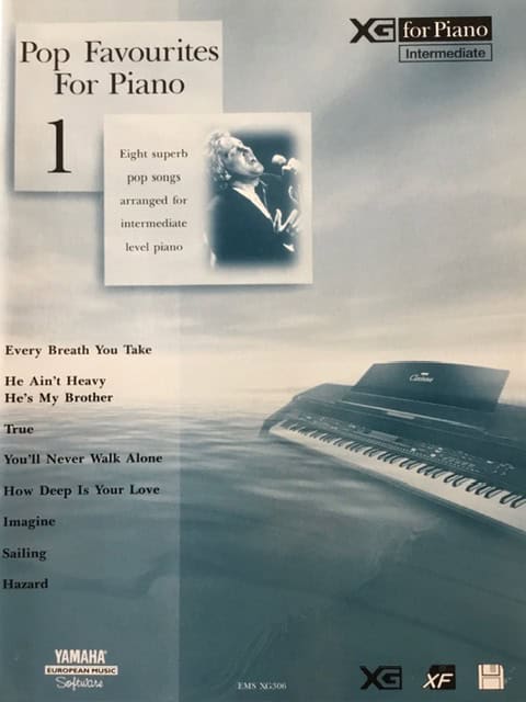 Yamaha XG for Piano - Intermediate - Pop Favourites for Piano 1 (no disc)