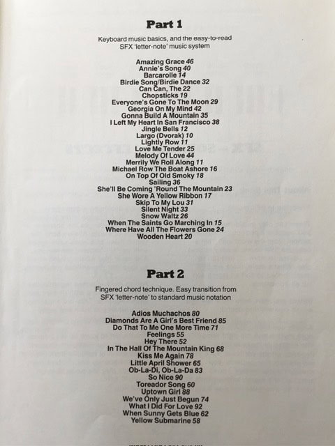 SFX Start Playing Keyboard Omnibus Books 1 & 2 - Easy Play