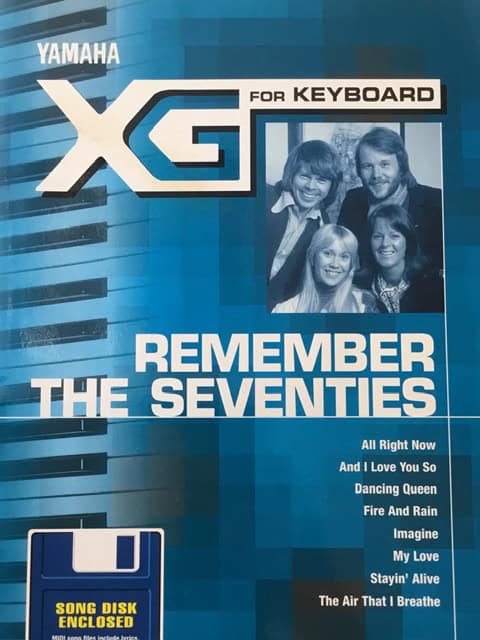 Yamaha XG For Keyboards - Remember the Seventies with Floppy Disc
