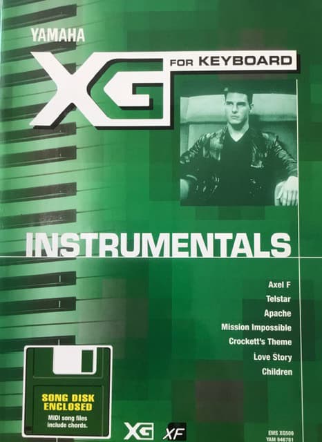 Yamaha XG For Keyboards - Instrumentals (no disc)