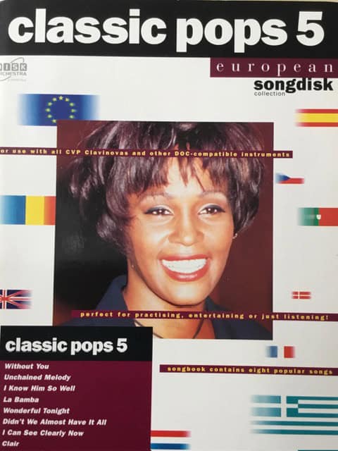 Yamaha European Songdisk Collection - Classic Pops 5 (no disc)